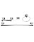 BATH ACCS 4PC SET CHROME