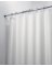 iDesign 78 in. H X 54 in. W White Solid Shower Curtain Polyester