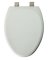 TOILET SEAT ELNG WH BNKL