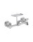 FAUCET WALLMOUNT W/DISH