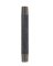 1/2 x 10" Black Nipple