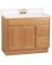 VANITY OAK WILMINGTON36"