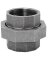 3/8" Black Union