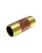 Ace Nipple Close 3/8"ipt Brs