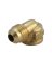 JMF Company 3/8 in. Flare  T X 1/2 in. D FPT  Brass 90 Degree Elbow