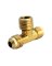 1/2"x1/2"X1/2"M Tee Flare Bz C25