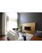 WALLMNT ELEC FIREPLC BLK