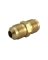 JMF Company 1/2 in. Flare  T X 3/8 in. D Flare  Brass Reducing Union