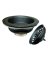 SINK STRAINER 4-1/2"BLK