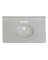 VANITYTOP SOLIDWHT 31X19