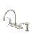 OakBrook Pacifica Two Handle  Chrome Kitchen Faucet Side Sprayer Included