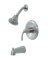 OakBrook 1-Handle Brushed Nickel Tub and Shower Faucet