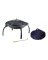 PORTABLE FIREPIT29.5"BLK