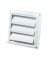 4" WHITE LOUVERED VENT