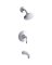 Chrome Single Bath/Shower Faucet