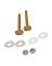 3-1/2 Bowl to Floor Brass Bolts