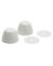 White Toilet Bolt Caps