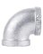 STZ Industries 3/8 in. FIP each T X 3/8 in. D FIP  Galvanized Malleable Iron 90 Degree Elbow