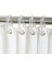 Zenna Home Clear Plastic Shower Curtain Rings 12 pk