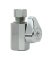 1/2x3/8 Chrome Straight Valve