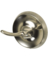 DBL ROBE HOOK BRSHNCKL