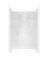 SURROUND B/S 48"X34" WHT
