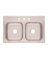 KITCHEN SNK DBL SS 33X22