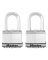 2" BORAN SHKLE PADLOCK 2/PK s