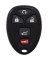 KeyStart Self Programmable Remote Automotive Replacement Key GM007 Double  For GM
