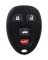 KeyStart Self Programmable Remote Automotive Replacement Key GM004 Double  For GM