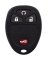 KeyStart Renewal KitAdvanced Remote Automotive Replacement Key CP099 Double  For GM