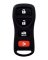 KeyStart Renewal KitAdvanced Remote Automotive Replacement Key CP013 Double  For Nissan Infiniti