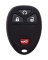 KeyStart Self Programmable Remote Automotive Replacement Key GM002 Double  For GM