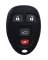 KeyStart Renewal KitAdvanced Remote Automotive Replacement Key CP141 Double  For GM