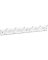 HOOKRAIL WHITE 27"