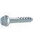 SCREW BOLT 3/8"X3" 15PK