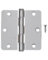 DOOR HINGE 3.5" CHRM