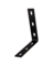 CORNER BRACE L 7" BLK
