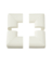 4PK CRNER CUSHNS FOAM WH