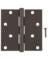 RSDNTL DR HNG STL BLK 4"