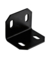 SQ BRACE BLK 2.375X3"