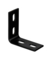 BRACE L BLK 3.125X1.5"