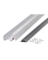 U-SHAPD BOTTOM SLVR 36"L