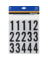 Numbers 0-9 Blk 2" 35Pc