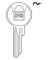 KEY YALE Y6
