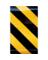 SAFETY TAPE BLK/YLW 24"