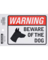 Beware Of Dog Decal 4"X6"