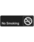 NO SMOKING SIGN 3"X9"