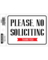 NO SOLICIT DECAL 4"X6"