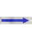 ARROW DECAL BLU 2"X8"